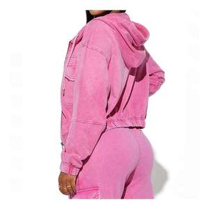 Chất Lượng Hàng Đầu Tùy Chỉnh Phụ Nữ Theo Dõi Phù Hợp Với Cộng Với Kích Thước Phụ Nữ Tracksuit Với Thiết Kế Độc Đáo Bán Buôn Mùa Đông Phụ Nữ Thực hiện Trong Pakistan - Product Image 3