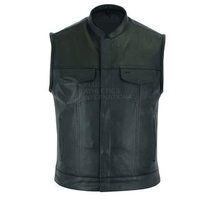 Producto portátil Chaleco de cuero Hombres Cuero grueso Cómodo Chaleco de cuero profesional - Product Image 1