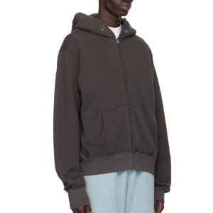 Sweat à capuche personnalisé avec fermeture éclair vierge 100% coton Sweats à capuche pour hommes avec logo personnalisé Fabricant de sweats à capuche - Product Image 3