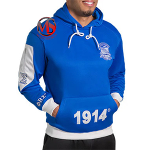 Style à la mode sweats à capuche DTG impression Phi Beta Sigma fond Flexible respirant pull fraternité manches longues 1914 attirail - Product Image 5