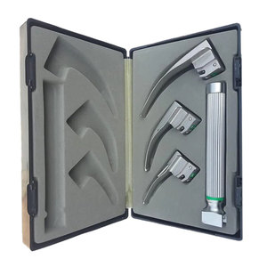 Ensemble de laryngoscope Macintosh à fibre optique de qualité supérieure 3 lames en acier inoxydable allemand personnalisation acceptée - Product Image 6