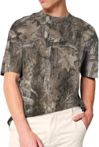 Venta al por mayor 2025 verano Streetwear Unisex Heavy Cotton Oversize camiseta para hombres 220 gramos Casual tejido hombres verano Streetwear - Product Image 2