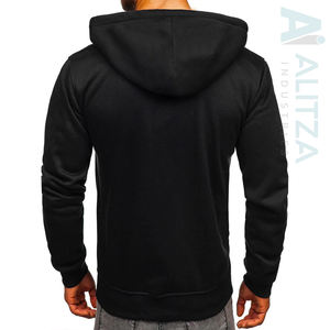 Sweat à capuche décontracté d'hiver en molleton 100% coton personnalisé avec logo Chrome Heart en relief pour homme - Haute qualité, écologique, imperméable - Product Image 3