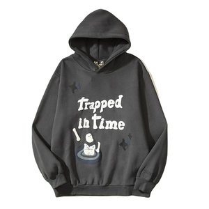 Sudaderas con capucha para hombres 100% algodón de alta calidad logotipo personalizado precio razonable venta al por mayor hombres sudaderas con capucha Puff impresión sudaderas con capucha - Product Image 6