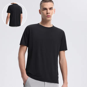 T-shirt pour homme tendance très demandé, couleurs unies, haute qualité, manches courtes, col rond, streetwear décontracté d'été - Product Image 3