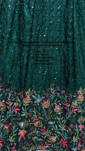 Designer Partywear Lehenga Choli Avec Belle Broderie Motif De Fleurs Et Travail De Fil - Product Image 6