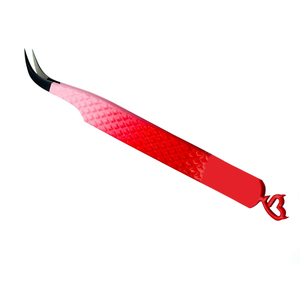 Vente en gros d'outils de maquillage de haute qualité Embouts en fibre Poignée parfaite Pince à cils durable en acier inoxydable 10mm Pince à cils - Product Image 6