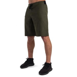 Pantalones Cortos Deportivos Geométricos Negros y Morados para Hombre, de Secado Rápido, con Cordón en la Cintura, Tejido de Poliéster, Corte Medio - Product Image 5