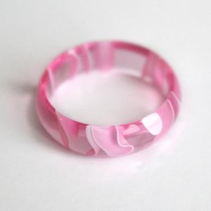 จิวเวลรี่สร้อยข้อมือแฟชั่นกำไลข้อมือกำไลแฟชั่นกำไลข้อมือแฟชั่นขนาดใหญ่อินเทรนด์ใหญ่ใหญ่ใหญ่เกินจริงหลายสีอะคริลิคเรซิ่น - Product Image 2