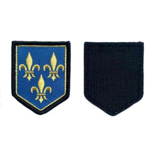 Prix raisonnable, vente en gros, patchs brodés personnalisés avec logo, meilleure qualité, patch brodé en tissu sergé à repasser pour vêtement - Product Image 1