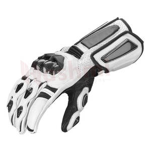 Moto guantes en tamaño personalizado Venta caliente de cuero moto guantes dedo completo pantalla táctil moto motocicleta guantes de carreras - Product Image 1