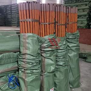 Limpieza del hogar 2 en 1 hierba portátil suave escoba de madera mango largo fregona escoba de suelo de Vietnam - Product Image 5