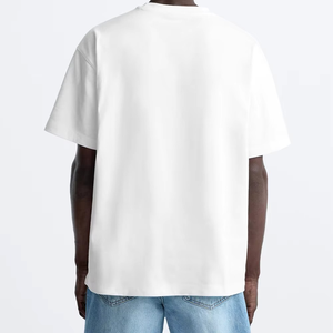 Summer Wear And Casual Wear T-Shirt For Men's Comfortable 100% cotton T-shirt for men loose fit printed O-Neck T-Shirt - Product Image 2