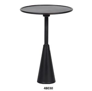 Mesa auxiliar redonda de mármol macizo y acero inoxidable de bronce, mesa auxiliar para sofá, mesa auxiliar para aperitivos y mesa de centro para sala de estar y oficina - Product Image 5