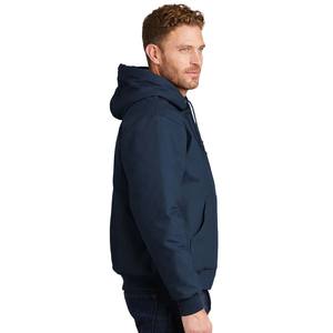 เสื้อฮู้ดซิปหน้าผ้าฟลีซกันน้ำรักษ์โลกสำหรับผู้ชายไซส์ใหญ่สำหรับฤดูหนาว - Product Image 5