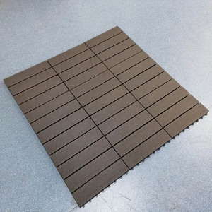 All Weather Resistant Eco-Friendly Modern PU Outdoor <b>Deck</b> Tiles Click Interlocking DIY Tile (Pima) - Product Image 2