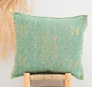 Fundas de cojín decorativas hechas a mano para el hogar, cojines de algodón de seda de Cactus marroquí, venta al por mayor - Product Image 6