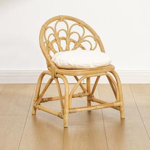 <b>Flower</b> <b>Rattan</b> Kids <b>Chair</b> Baby Furniture Handcrafted Premium Quality Wicker <b>Chairs</b> Bedroom Decoration - Product Image 1