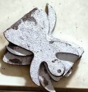 Panneau de musique en aluminium moulé suspendu utilisé comme ornements dans l'arbre de Noël et la décoration intérieure Derniers produits de décoration de Noël - Product Image 2