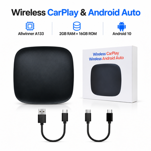 Boîtier AI portable, adaptateur multimédia AI sans fil Bluetooth Android Auto CarPlay 2+16/4+32 Go - Garantie 1 an pour YouTube OEM ODM - Product Image 1