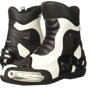 <b>Mens</b> Motorbike Riding Shoes With Strong <b>Heel</b> Support And Flexible Sole Sporty Motorcycle Shoes Riding & Auto Racing Wear - Product Image 3