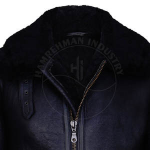 Chaqueta de piel de oveja para hombre, bajo MOQ, gran oferta, chaqueta de piel de oveja hecha a medida para hombre, hecha en Pakistán - Product Image 5