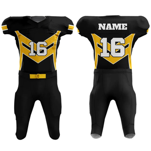 Uniforme de Fútbol Americano Personalizado con Logotipo, Ropa Deportiva de Poliéster de Alta Calidad, Fácil de Lavar, Transpirable, Estilo Conjunto - Product Image 2