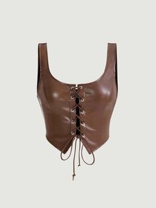 Corset en cuir véritable parfait pour l'entraînement à la taille et le style végétalien Edgy Chic et sans cruauté Élégance intemporelle - Product Image 6