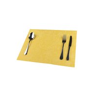 Mantel Amarillo de 30x40cm con Estampado Blanco Cachemir, Novotex TNT, 500 Unidades, B2B