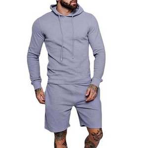 Conjunto Deportivo Corto de Algodón para Hombre, Personalizado, de Pakistán, Nueva Moda 2026, Logotipo Personalizado, Ropa Deportiva de Verano, Camiseta y Pantalones Cortos para Hombre - Product Image 3