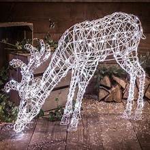 ARTESANÍA DE CIERVO DE BAMBÚ NATURAL PURO PARA EXHIBICIÓN SOSTENIBLE DE TEMPORADA - Product Image 4