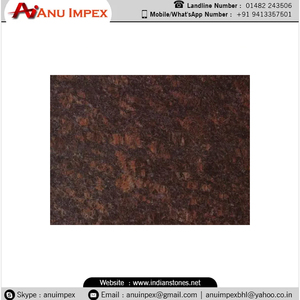 Acheter Classic Coffee Brown Granite-Pierre marron foncé et beige avec des taches cristallines uniques et des veines pour les comptoirs haut de gamme - Product Image 5