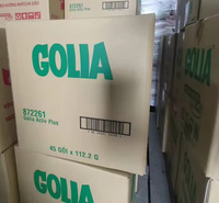 Exportation de confiseries énergétiques de haute qualité Goliaa Lemon Ginger Candy 45 sachets x 29 cubes x 3,3 g en provenance du Vietnam