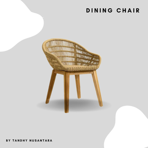 Modern Design Rattan Furniture <b>Dining</b> Chair for Hotel Restaurant Rattan <b>Armchair</b> Wholesale Price direct factory - Product Image 5