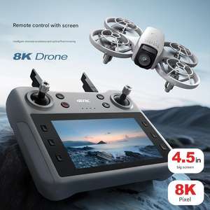 Dron 4DRC Cross-border V53 con Pantalla Grande de 4.5 Pulgadas, Cámaras Duales para Fotografía Aérea 8K UHD, Evitación de Obstáculos, Vuelo de 21-30 Minutos - Product Image 2