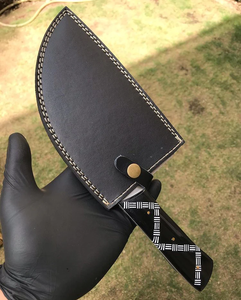 2025เหล็กคาร์บอนสูง1095แบบดั้งเดิมสำหรับสับเนื้อบาร์บีคิวมีดแลดูคมือใช้ในครัวแบบมืออาชีพ - Product Image 5