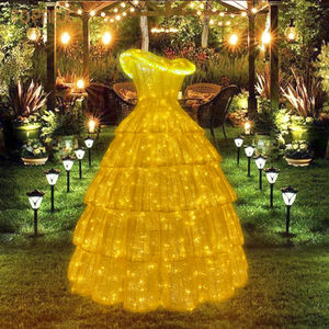 Haute Qualité Acrylique LED <span class=keywords><strong>Jupe</strong></span> Décoration À La Mode Thème décoration lumières pour événements Superbe Ambiance Motif Lumières - Product Image 3