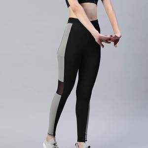 Pantalon de yoga sans couture, respirant et à séchage rapide, avec poches, leggings de gymnastique taille haute pour femmes, collants de compression, logo personnalisé OEM - Product Image 6