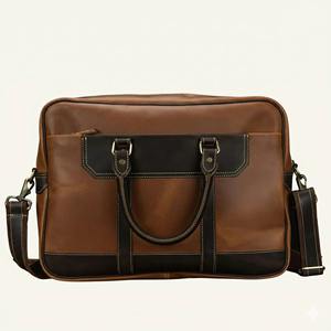 Handmade Genuine <b>Leather</b> <b>Laptop</b> <b>Bag</b> | Luxury Office <b>Bag</b> | Lightweight Gift for Him & for - Product Image 5