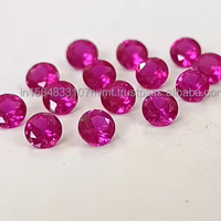 Haute qualité 2mm à 6mm brillant coupe rouge Pigeon rubis Laal Manik pierres précieuses en vrac fournisseur de l'Inde prix de gros