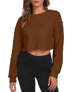 Sweat-shirts pour femmes Rabixo Sports, haute qualité, style vintage, coton et polyester, col rond, Y2K, hiver, respirant, streetwear, personnalisé - Product Image 2