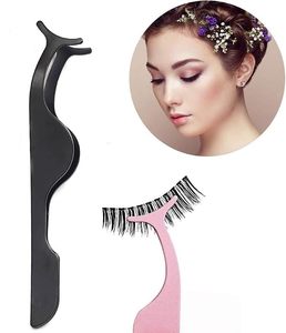 Pince à cils de précision en acier inoxydable, applicateur à pointe lisse pour l'application d'extensions de cils, logo personnalisé - Product Image 4