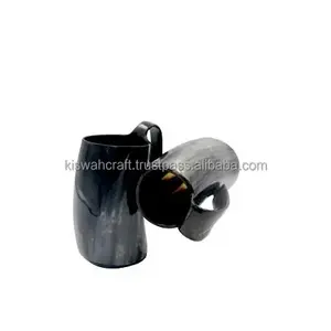 Cuerno Africano Negro de Calidad Estándar para Uso en Restaurantes y Hoteles con Grabado de Thor, Cuerno para Beber - Product Image 6