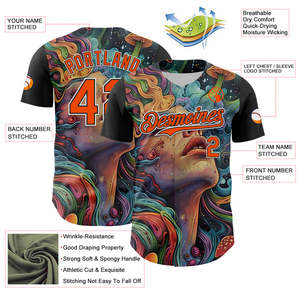 Maillot de baseball authentique de qualité supérieure, vente en gros de fournisseur en vrac, tissu respirant à séchage rapide, vêtements de sport durables résistants à l'humidité - Product Image 6