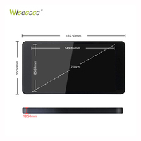 Moniteur de jeu portable Wisecoco Type-C USB, écran tactile Raspberry Pi de 7 pouces, moniteur portable
