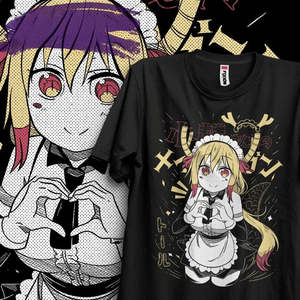 เสื้อยืดโปรโมชั่นอนิเมะดราก้อนเมด - Product Image 1
