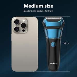 Afeitadora Eléctrica para Hombre, 3 Cuchillas, Motor de Alta Velocidad, Afeitado en Seco y Húmedo, Pantalla Digital de Potencia, Resistente al Agua IPX7 - Product Image 5