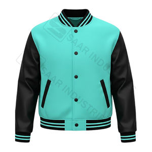 Chaquetas Universitarias de Lana y Cuero, Chaquetas Universitarias de Alta Calidad para Invierno, Chaquetas Universitarias Personalizadas con Letras - Product Image 2