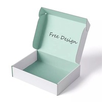 Geringe Mindestbestellmenge Wellpappe Recycelbare Logo Rosa Papier Versandkartons für Kleinunternehmen Geschenkverpackungen Schuhe Kleidung Socken Postversandtaschen