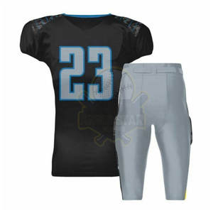 Vêtements de football américain 100% polyester respirant de haute qualité ensemble d'uniformes de grande taille pour les joueurs adultes - Product Image 2